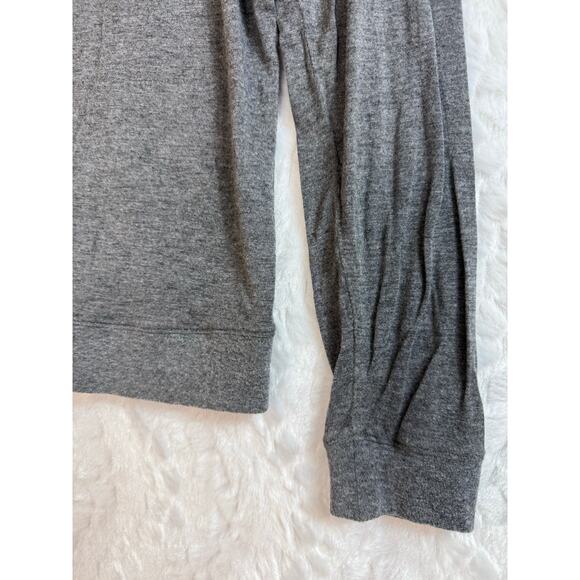 The Harvard Shop Collegiate Gray / Crimson Stripe Long Sleeve Women’s Top Small - Picture 7 of 10